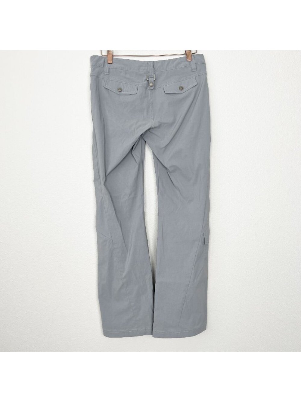 Athleta Dipper Hiking Cargo Pants Women 8 Gray Outdoor Utility Flawed Gorpcore